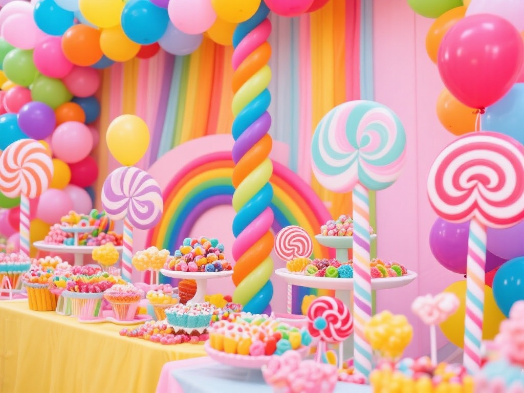 糖果派对的策划理念
策划一场完美的糖果派对需要从