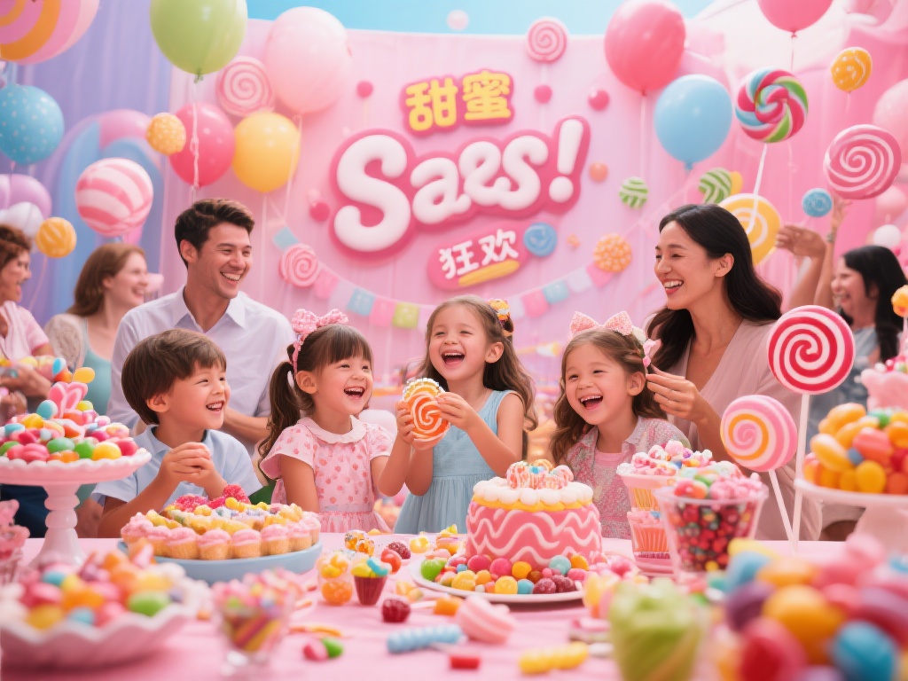 欢乐开启新年糖果派对，甜蜜狂欢好时光