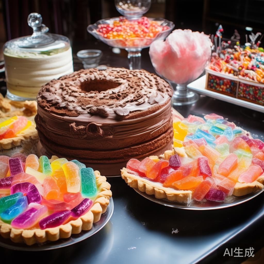 一场成功的甜点盛宴，首先离不开多样化的糕点和糖果选