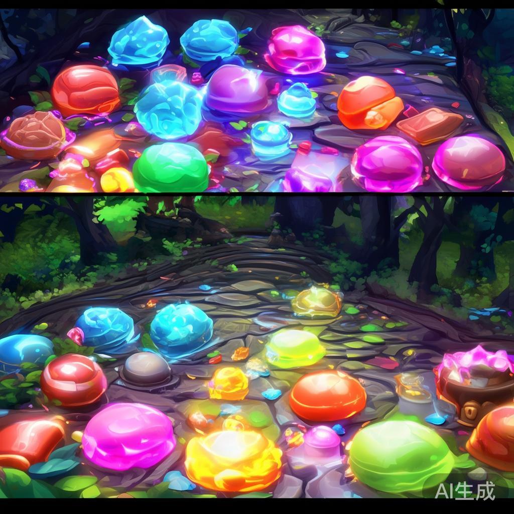 在游戏中，糖果不仅仅是视觉上的甜美，更是提升角色能