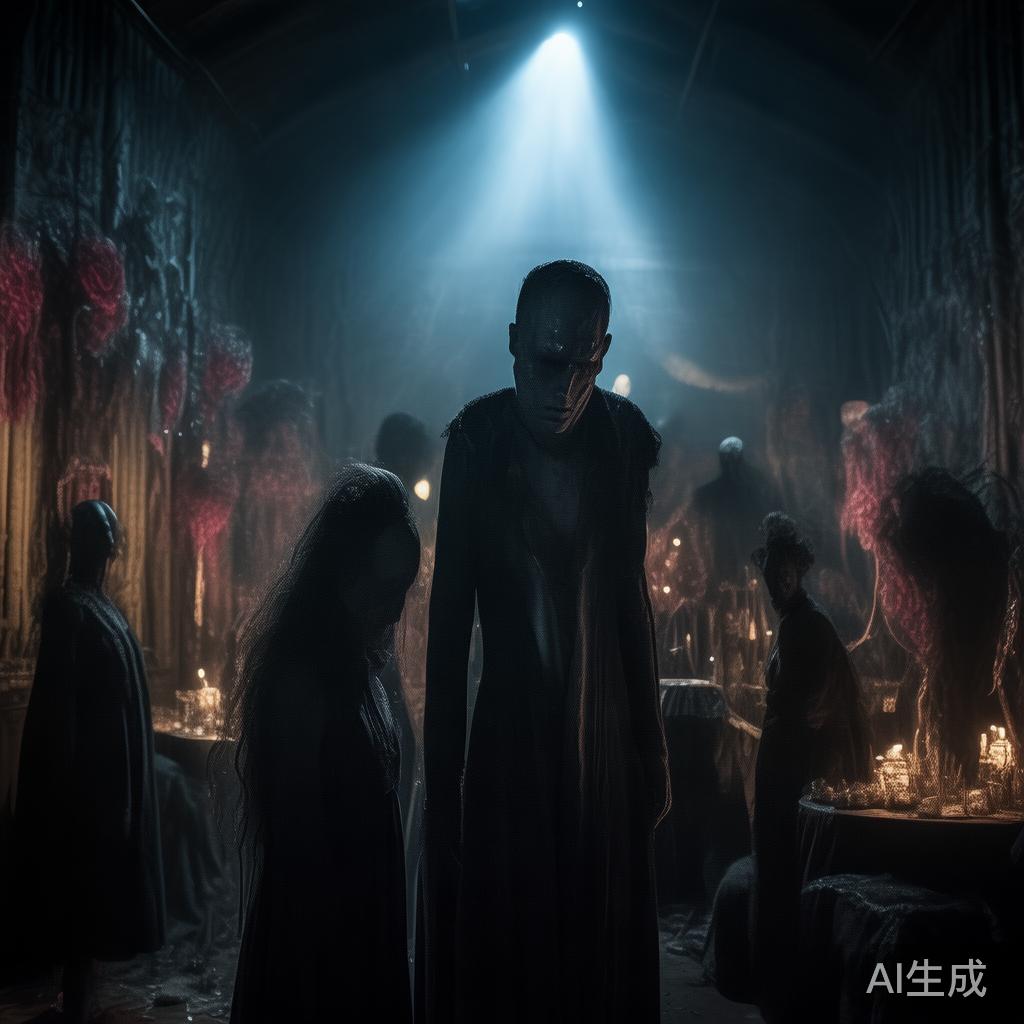在这场暗夜的恐怖盛宴中，参与者除了体验恐怖元素外，