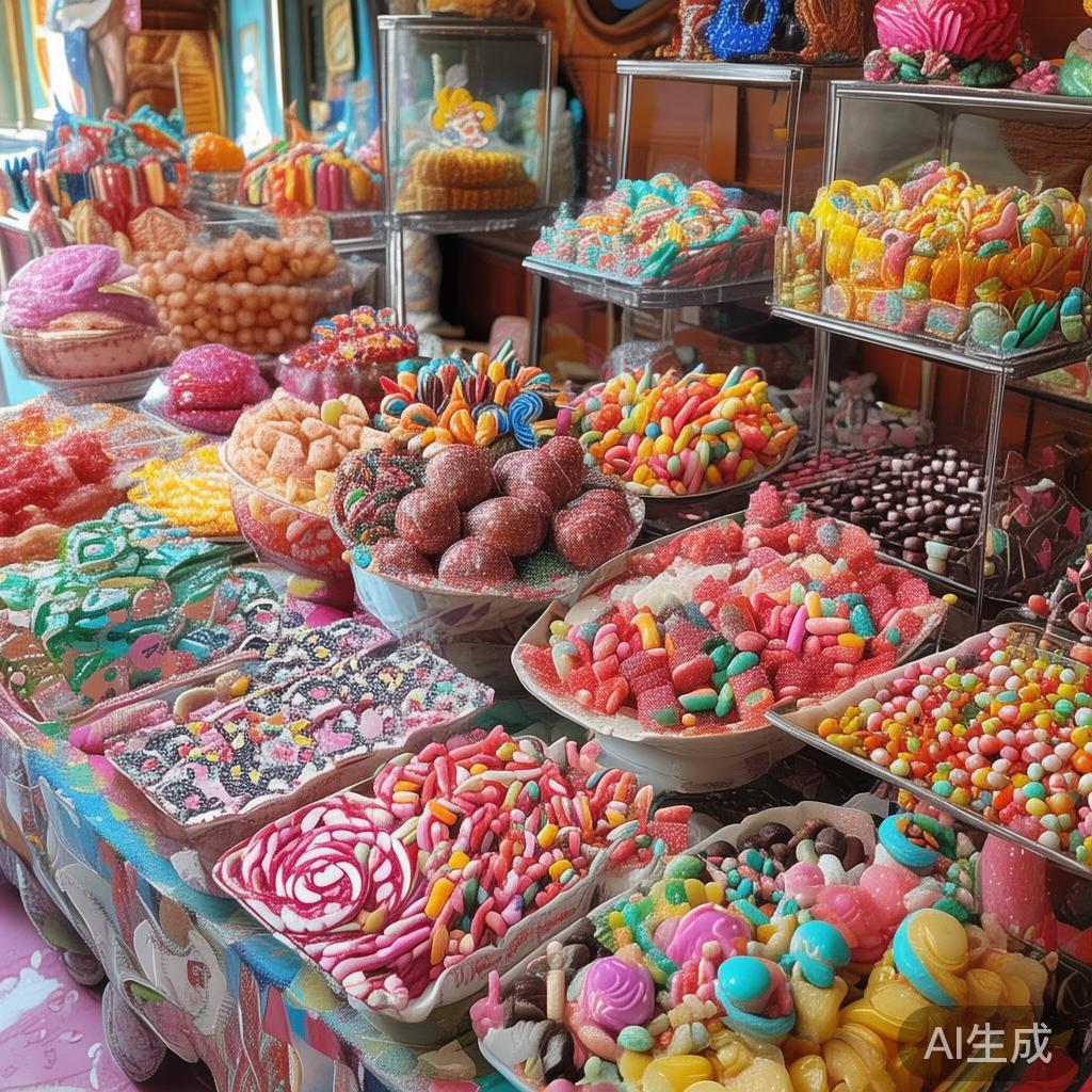 欢乐安迪糖果派对:尽享甜蜜盛宴共度欢乐节日 作为主角的糖果,种类必须丰富多样。从巧克力、软糖、